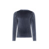 Like Flo Esmay Flo girls velvet glitter top Ice grey