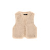 Like Flo Diam Flo girls faux fur hairy gilet Kit