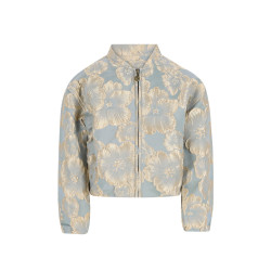 Like Flo Denise Flo girls jacquard cardigan Aqua