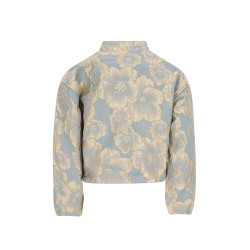 Like Flo Denise Flo girls jacquard cardigan Aqua
