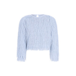 Like Flo Celina Flo girls fringes blouse Ice blue