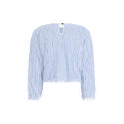 Like Flo Celina Flo girls fringes blouse Ice blue