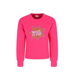 B.Nosy Shelly Sweater Bright Rose