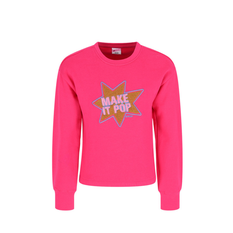 B.Nosy Shelly Sweater Bright Rose