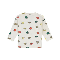 Babyface baby boys t-shirt long sleeve Bone