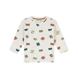 Babyface baby boys t-shirt long sleeve Bone