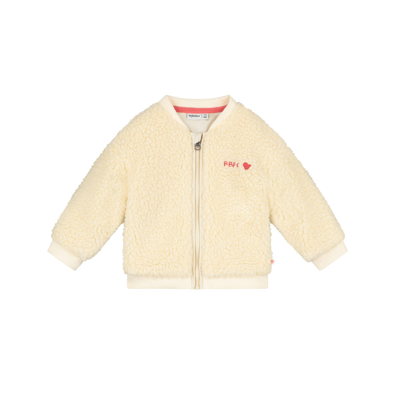 Babyface baby girls cardigans teddy Cream