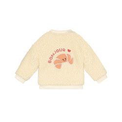 Babyface baby girls cardigans teddy Cream