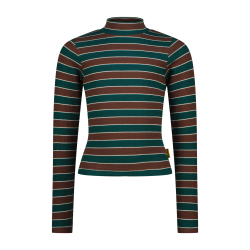 Vingino Icon stripe top col Potting soil