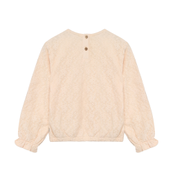 Daily Seven T-shirt Longsleeve Lace Mother of Pearl