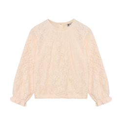 Daily Seven T-shirt Longsleeve Lace Mother of Pearl