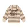 Daily Seven Oversized Hoodie Backprint Plaza Taupe