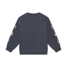 Daily Seven Oversized Sweater Badges Odyssey Gray