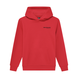 Indian Blue Jeans Hoodie Backprint Brushed Bright Red