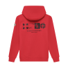 Indian Blue Jeans Hoodie Backprint Brushed Bright Red