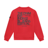 Indian Blue Jeans Loose Fit Sweat Indian Brushed Bright Red