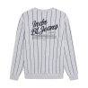 Indian Blue Jeans Loose Fit Sweat Stripe Fresh Grey Melange