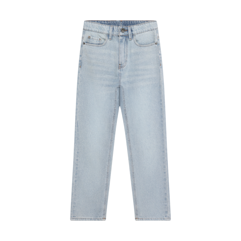 Indian Blue Jeans Baggy Straight Fit Blue Jeans Light Denim Blue