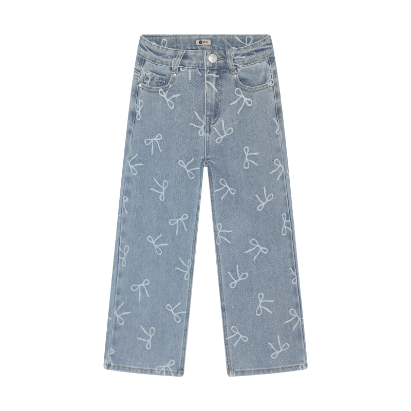 Daily Seven Denim Wide Fit Bow Denim