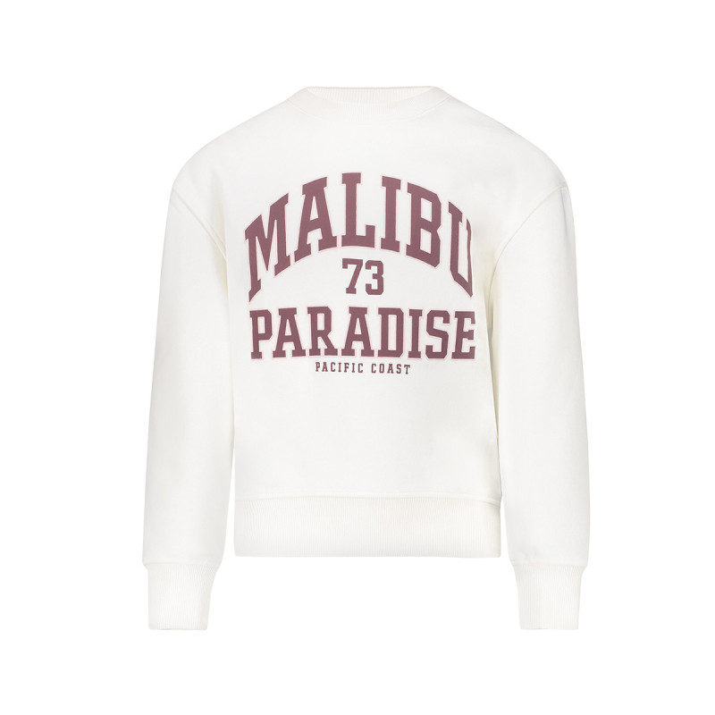 Geisha Sweat Malibu off-white/burgundy/pink