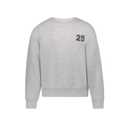 Geisha Sweat big backprint grey melange/navy