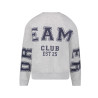 Geisha Sweat big backprint grey melange/navy