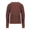 Geisha Hairy pullover LS brown