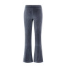 Like Flo Femke Flo girls velvet glitter flared pants Ice grey