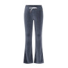 Like Flo Femke Flo girls velvet glitter flared pants Ice grey