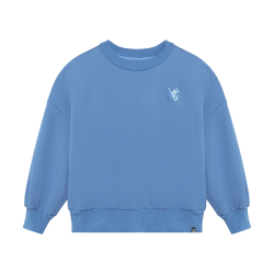 Indian Blue Jeans Sweater Foilprint Campanula