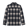 Indian Blue Jeans Shirt Jacket Zip Check Antra Ash