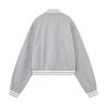 Indian Blue Jeans Jacket Pinstripe Stone Grey