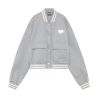 Indian Blue Jeans Jacket Pinstripe Stone Grey