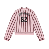 Indian Blue Jeans Knitwear Fuzzy Stripe Flushing Pink
