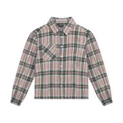 Indian Blue Jeans Shirt Check  Flushing Pink