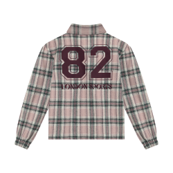 Indian Blue Jeans Shirt Check  Flushing Pink