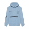 Indian Blue Jeans Hoodie Indian Blue Brushed  Mid Blue Ash