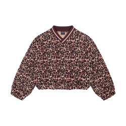 Indian Blue Jeans Sweater Leopard Fig