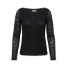 LOOXS 10sixteen Lace Tee Graphite