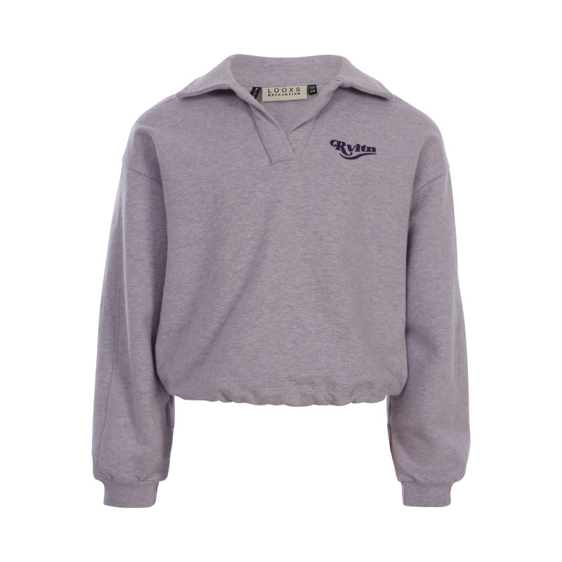 LOOXS 10sixteen polo sweater Soft Lilac