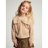 LOOXS Little lace bow blouse Latte