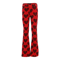 LOOXS Little velvet flare pants Velvet Heart