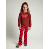 LOOXS Little velvet flare pants Velvet Heart