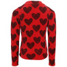 LOOXS Little printed velvet tee Velvet Heart