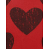 LOOXS Little printed velvet tee Velvet Heart