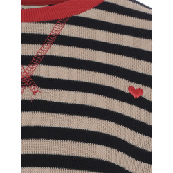 LOOXS Little y/d stripe sweater Navy Stripe