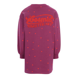 LOOXS Little heart sweatdress Violet Heart