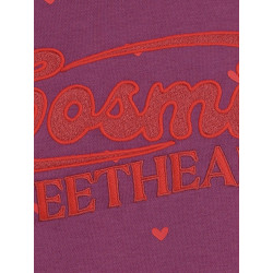 LOOXS Little heart sweatdress Violet Heart