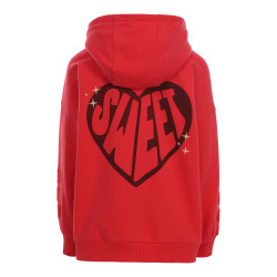 LOOXS Little oversized hoody Hot Coral