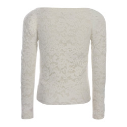 LOOXS 10sixteen Lace Tee Blanc